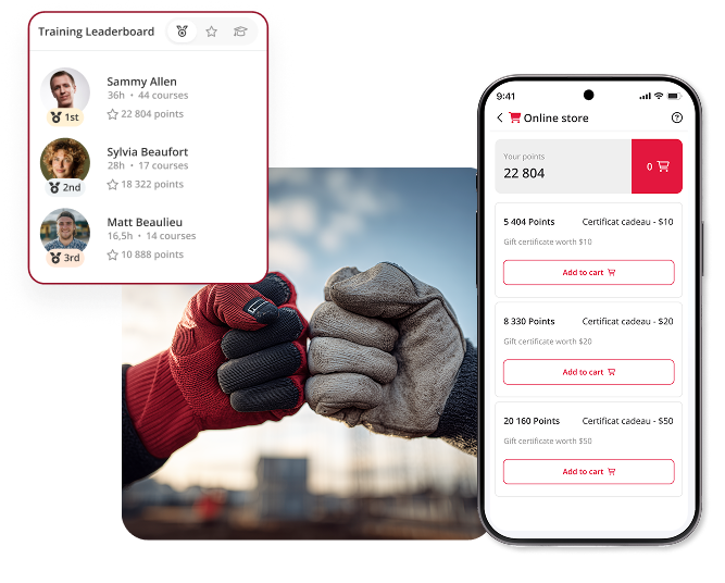 Gamification in app