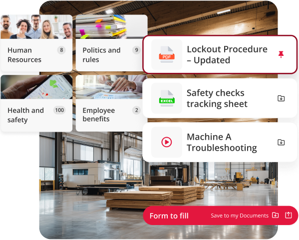 A preview image of info hub panels