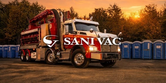 Logo of Sanivac, a company that uses BRIX to centralize communications among its 568 employees.