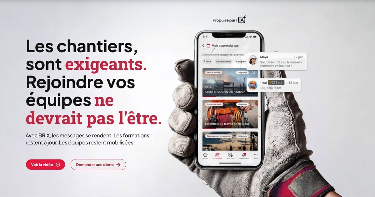 BRIX | Connectez, formez et mobilisez vos travailleurs terrain